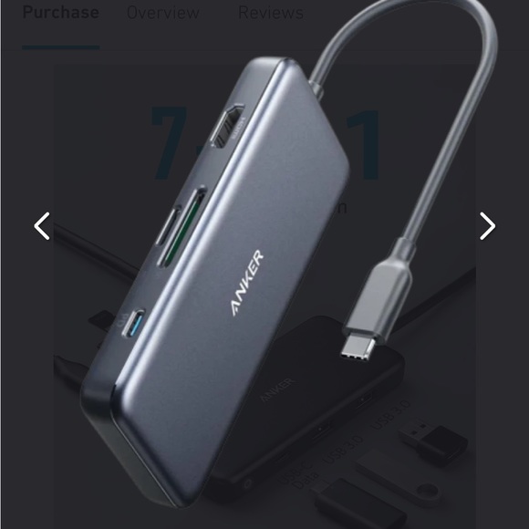 NWT Anker 341 USB-C Hub (7 in 1) - Picture 10 of 11